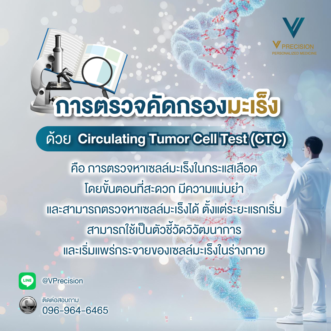 Circulating Tumor Cell Blood Test หรือ CTC Test - V Precision